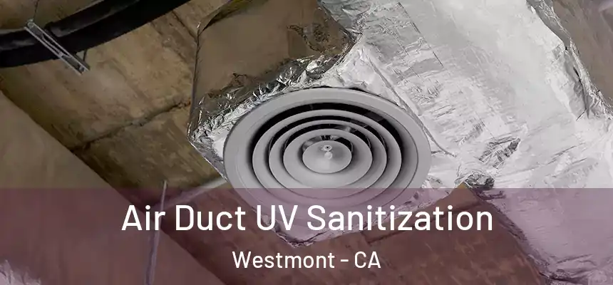 Air Duct UV Sanitization Westmont - CA