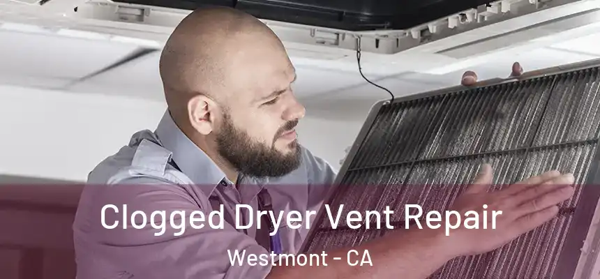  Clogged Dryer Vent Repair Westmont - CA