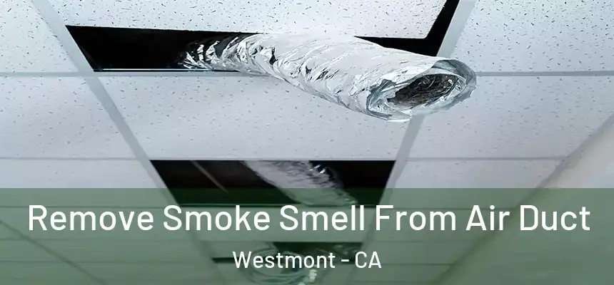  Remove Smoke Smell From Air Duct Westmont - CA